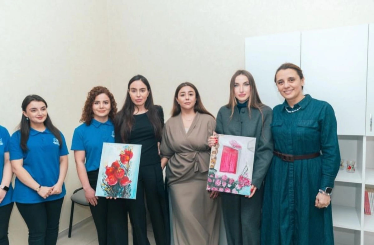 Alena Əliyeva Gəncə Autizm Mərkəzindən paylaşım etdi - FOTO