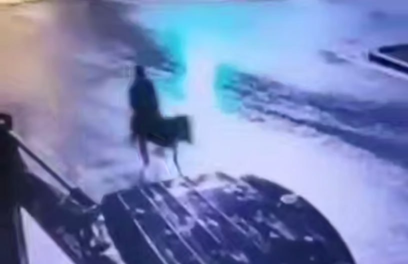 Zərgərlik mağazasını soyub, uzunqulaqla qaçmağa çalışdı &ndash; ANBAAN VİDEO