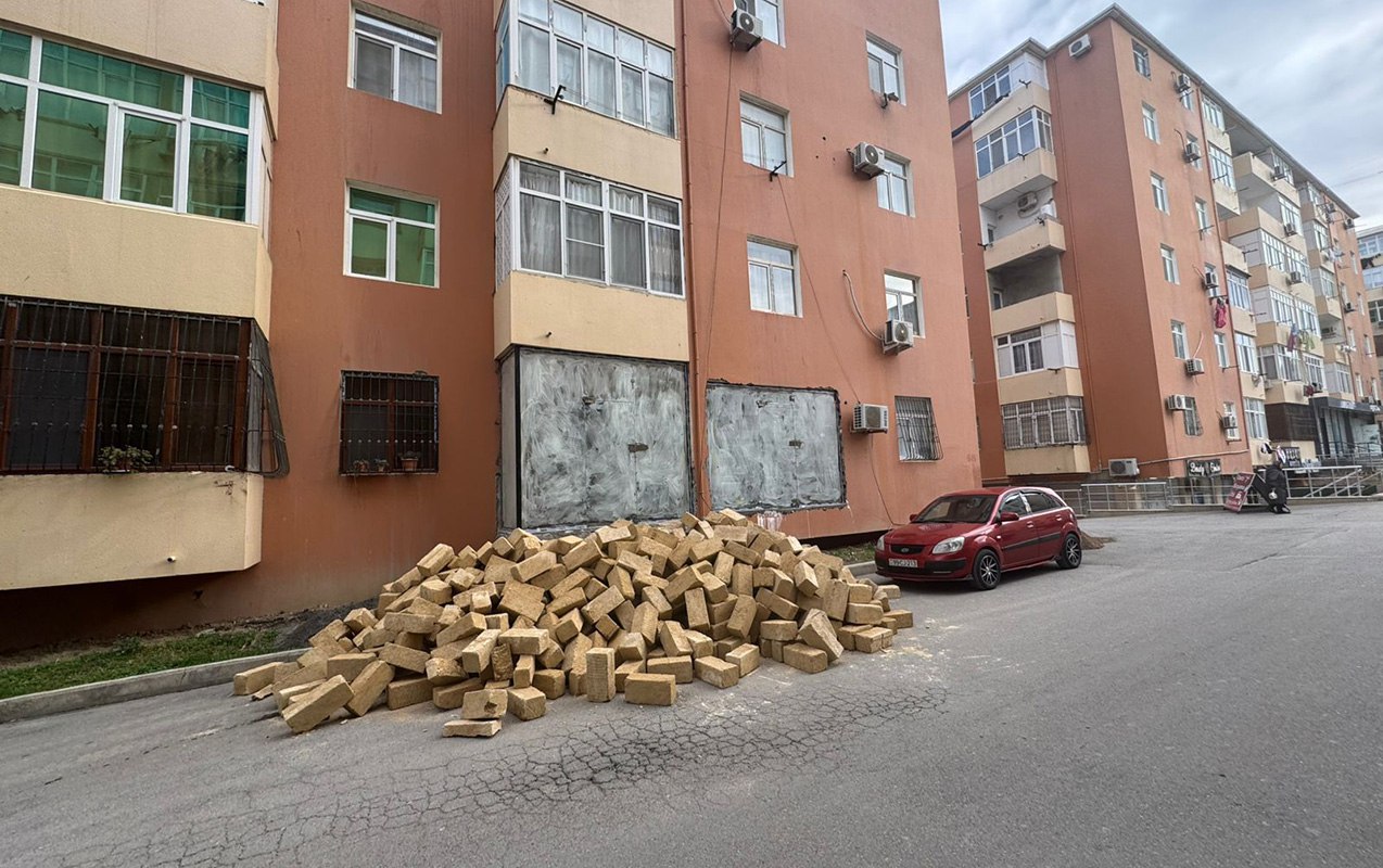 Abşeronda qanunsuz aparılan tikinti işlərinin qarşısı alındı - FOTO