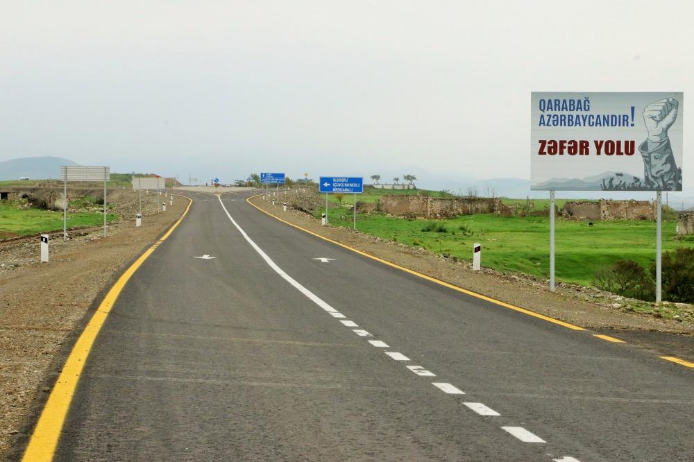 Azad olunmuş ərazilərdə 571 km-dən artıq yol bərpa edilib