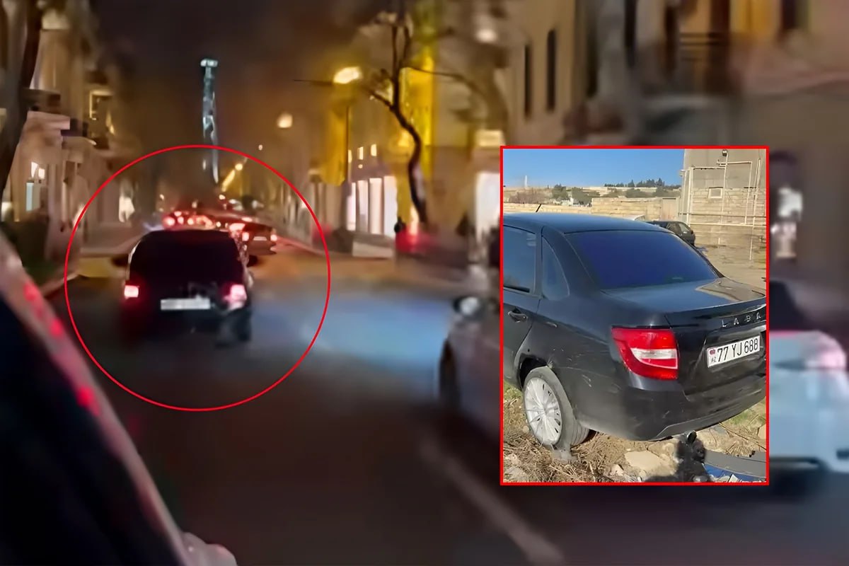 Bakıda sürücü qaydaları belə pozdu - ANBAAN VİDEO Bakıda sürücü qaydaları belə pozdu - ANBAAN VİDEO