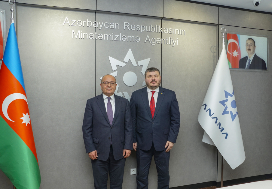 Azərbaycan və Ukrayna arasında mina təhlükəsi ilə mübarizədə əməkdaşlıq müzakirə edilib - FOTO