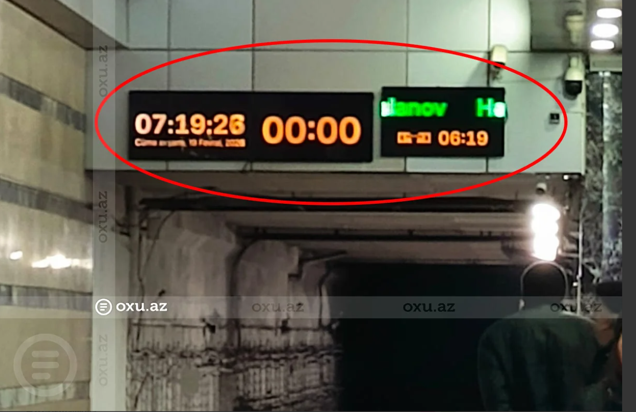 Səhər saatlarında Bakı metrosunda GECİKMƏ &ndash; FOTO