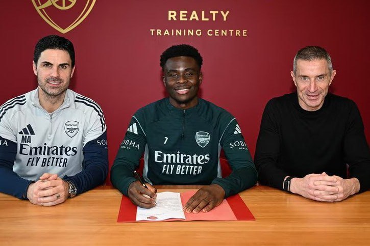 “Arsenal” Bukayo Saka ilə müqaviləni UZATDI “Arsenal” Bukayo Saka ilə müqaviləni UZATDI