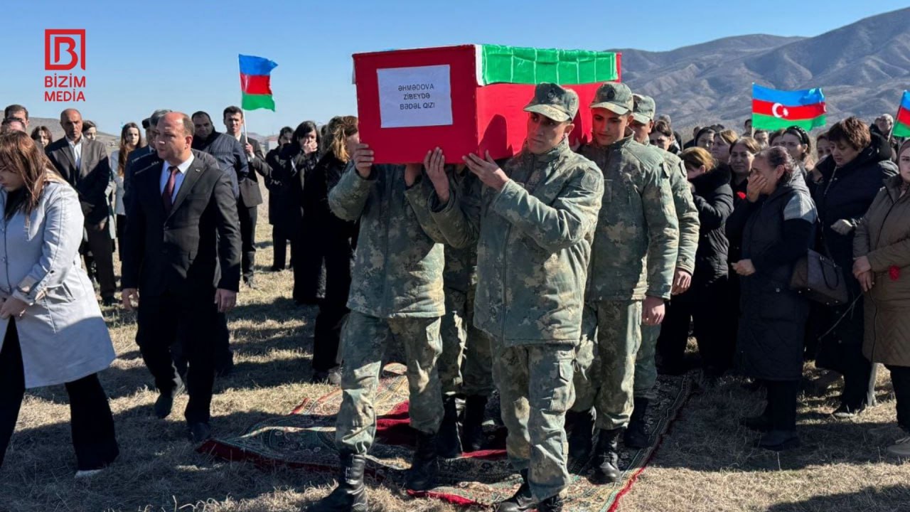 Daha bir qadın şəhidimiz dəfn olundu &ndash; FOTO