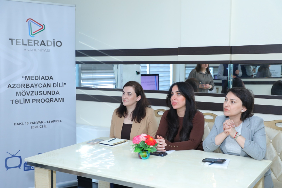 &ldquo;Nitqin gözəlliyi, orfoqrafiya qaydaları və ifadə-üslub xətaları&rdquo; mövzusunda təlim KEÇİRİLDİ - FOTO