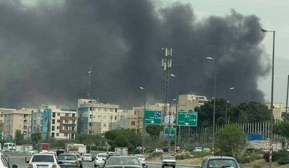 Tehranın ətrafında güclü partlayışlar - VİDEO