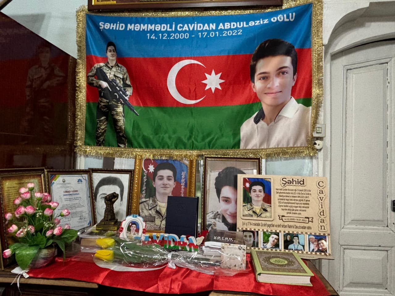 Şəhid Cavidan Məmmədlinin xatirəsi belə anıldı - FOTO