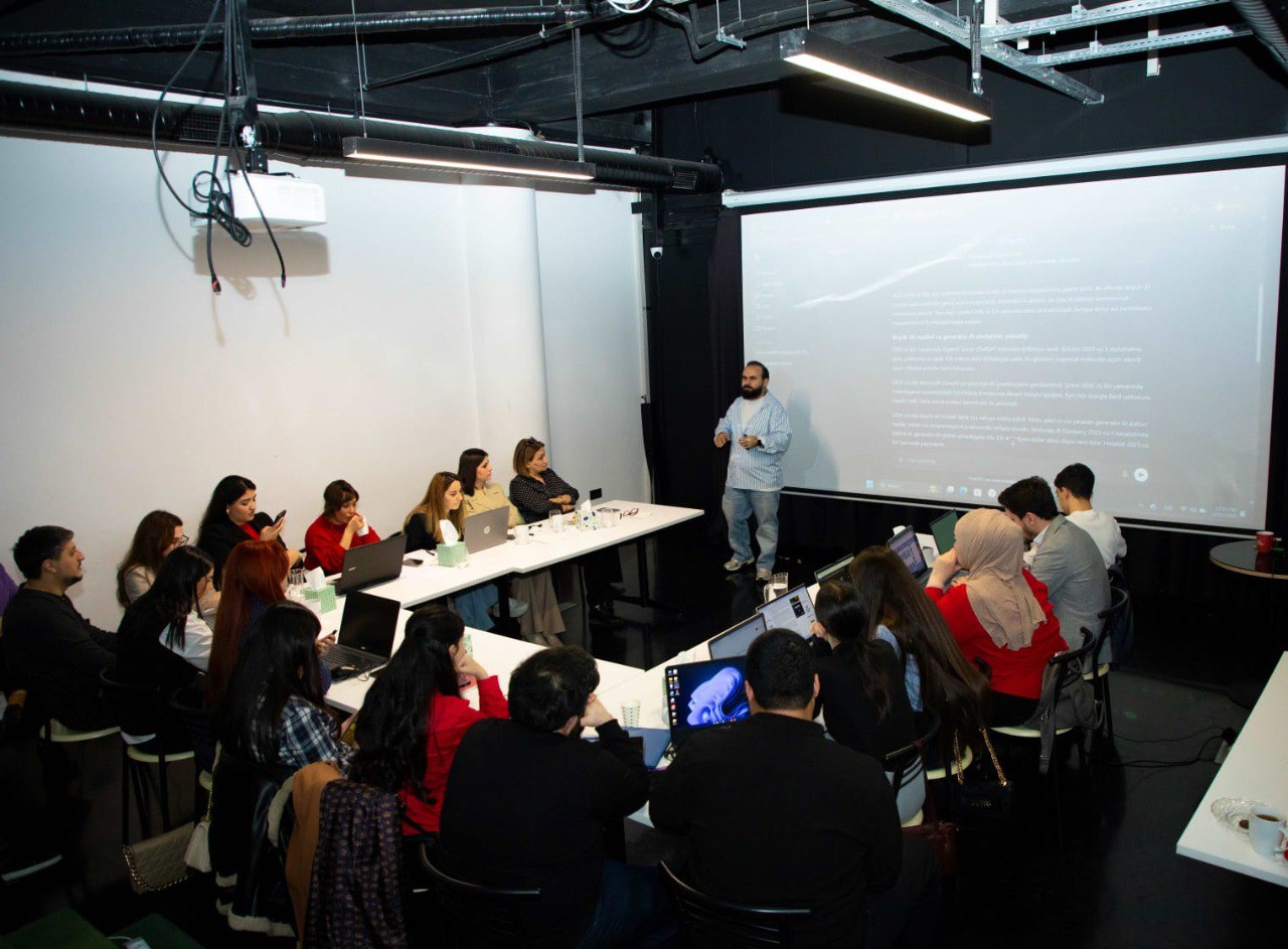 "Azərsun Holdinq&rdquo; jurnalistlər üçün süni intellekt mövzusunda təlim təşkil etdi - FOTO