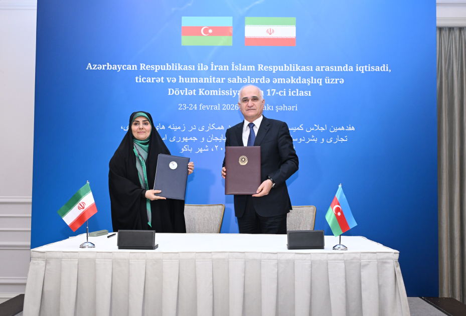 Bakıda Azərbaycan-İran Dövlət Komissiyasının 17-ci iclası keçirildi - FOTO