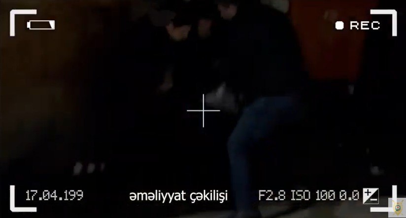 Bakıda narkokuryerlərin tutulma ANI &ndash; VİDEO