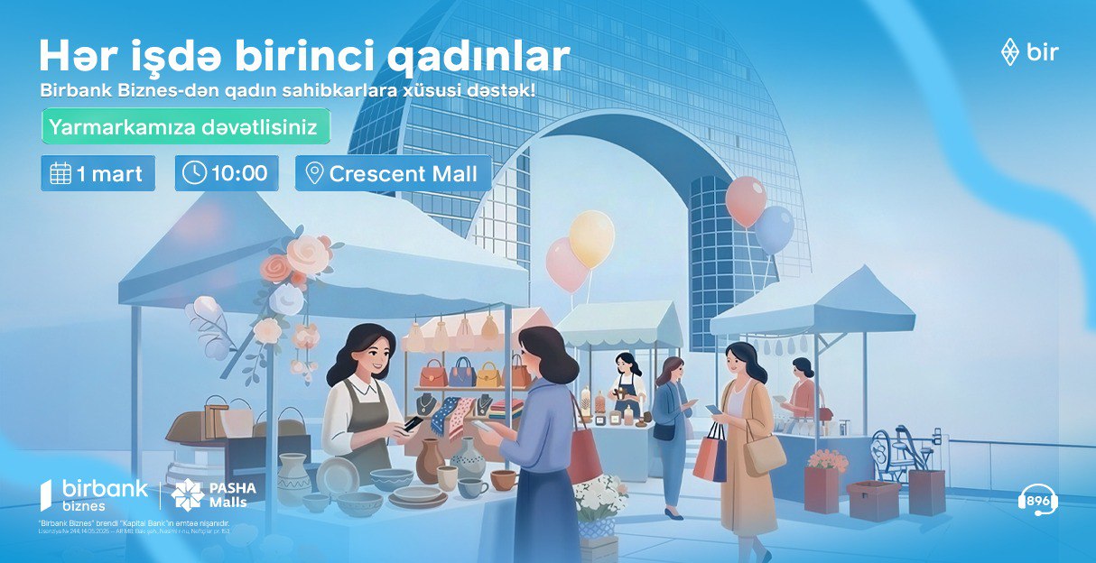 "Hər işdə birinci qadınlar"