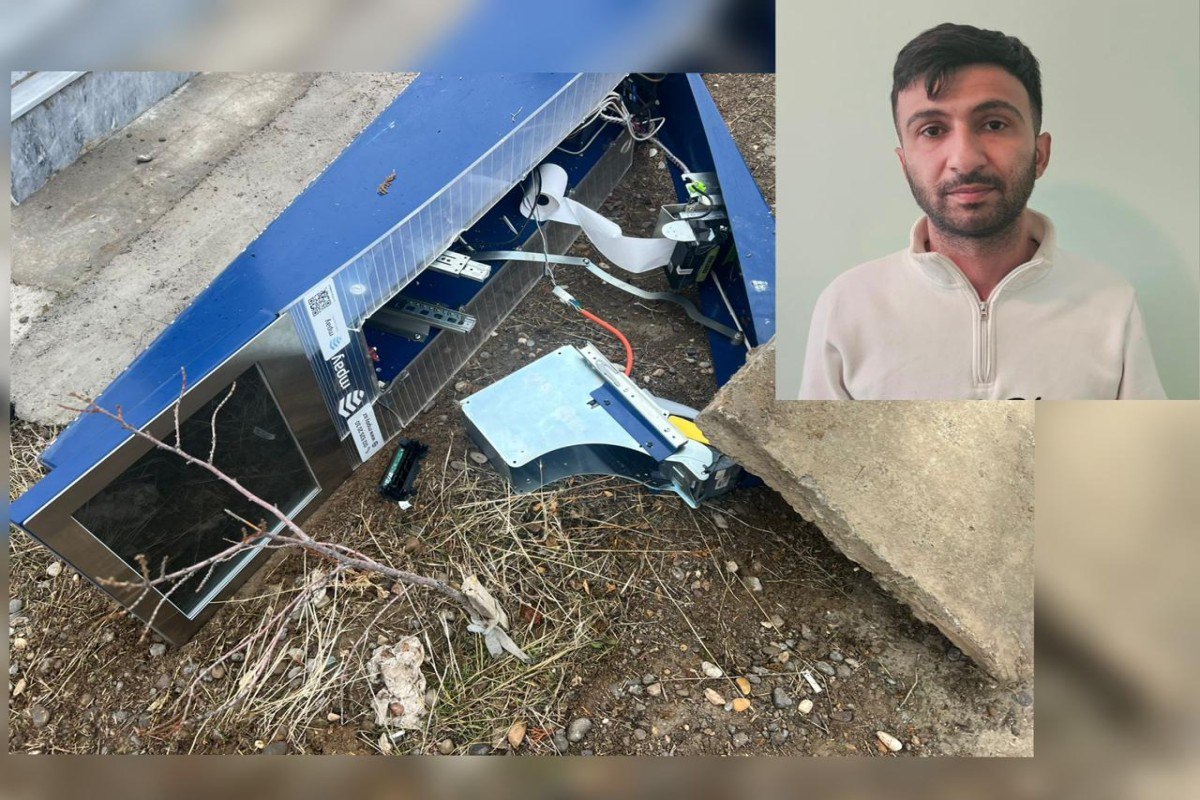 Bu rayonda ödəmə terminalı oğurlandı