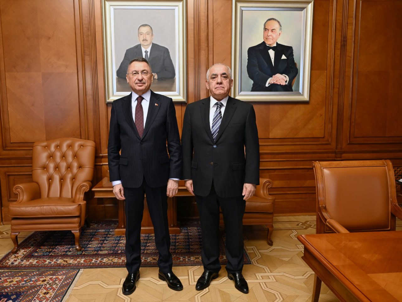 Əli Əsədov Fuat Oktayla görüşdü Əli Əsədov Fuat Oktayla görüşdü