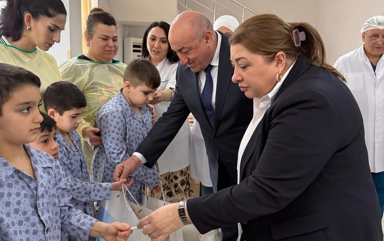 Sabunçu Tibb Mərkəzinin nəzdindəki Maştağa Xəstəxanasında növbəti sosial aksiya - FOTO