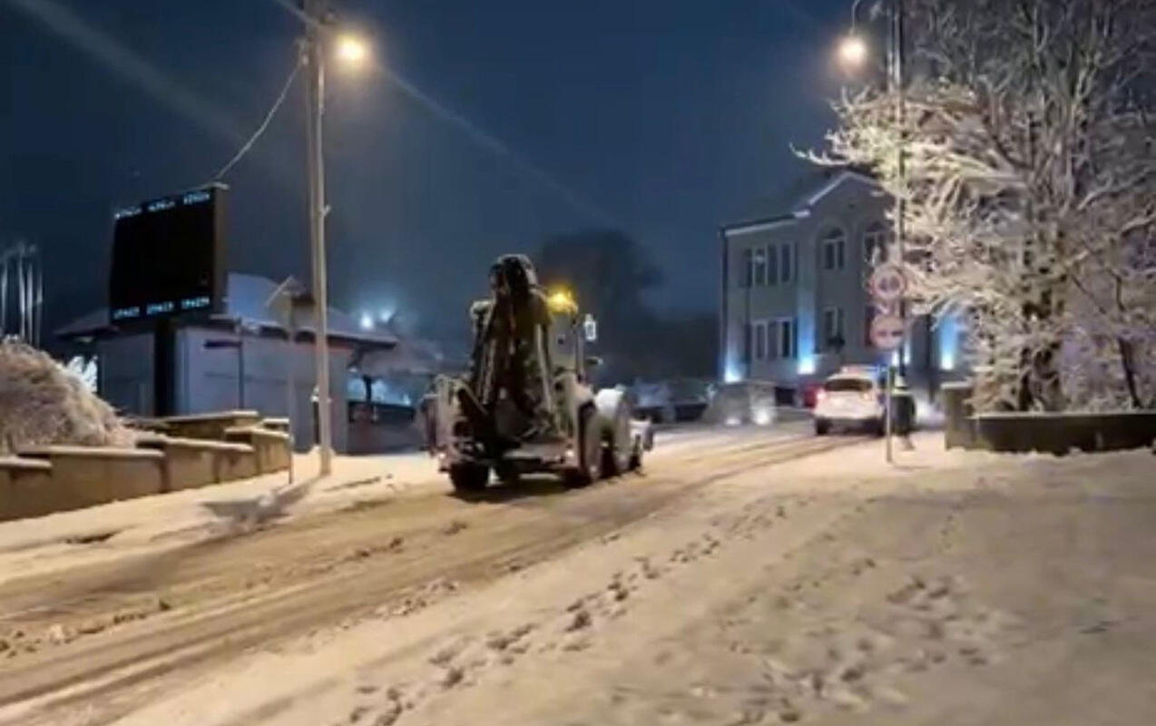 Şuşaya qar yağdı - FOTO Şuşaya qar yağdı - FOTO