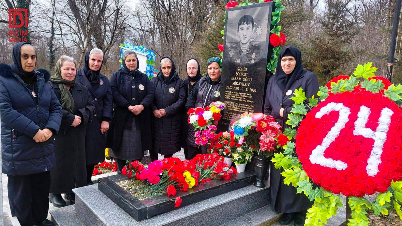 Qəbələdə şəhid Şöhrət Mikayılovun doğum günü qeyd olunub - FOTO