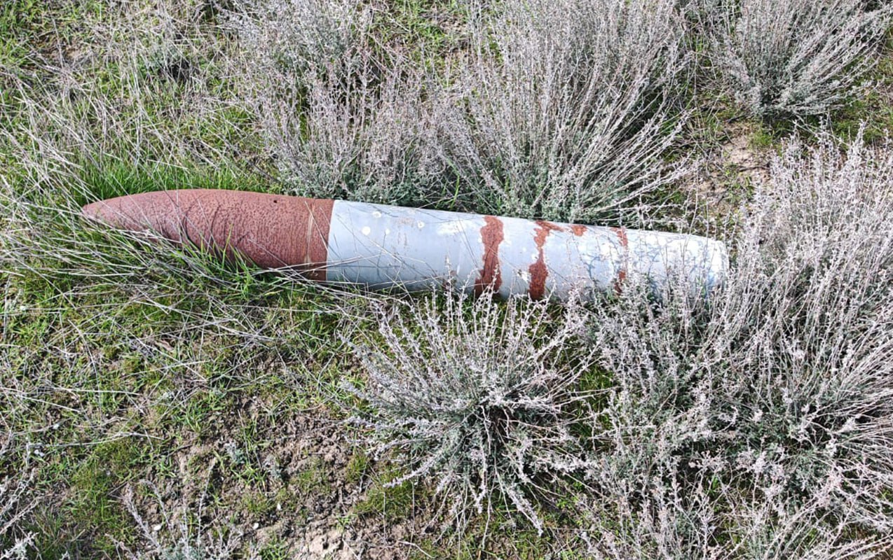 Salyanda partlamamış mərmi aşkarlandı - FOTO Salyanda partlamamış mərmi aşkarlandı - FOTO