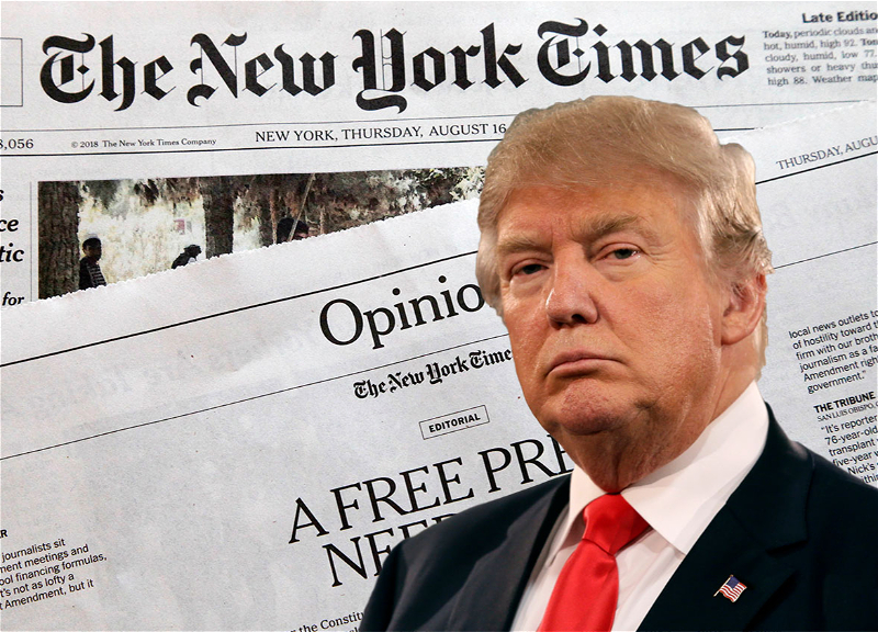 &ldquo;The New York Times&rdquo; Trampın İrana yanaşmasını məsuliyyətsiz adlandırdı