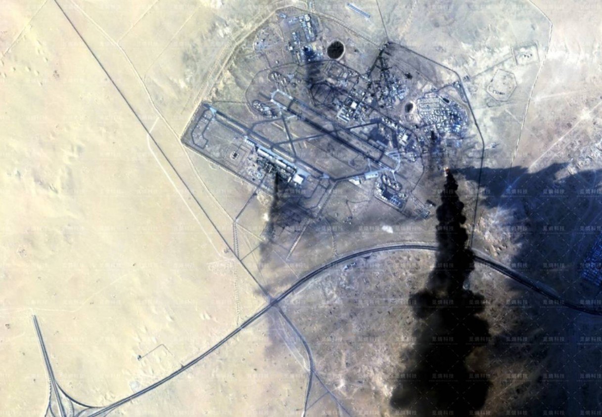 İranın zərbəsindən sonra Küveytdəki ABŞ bazasının PEYK görüntüsü