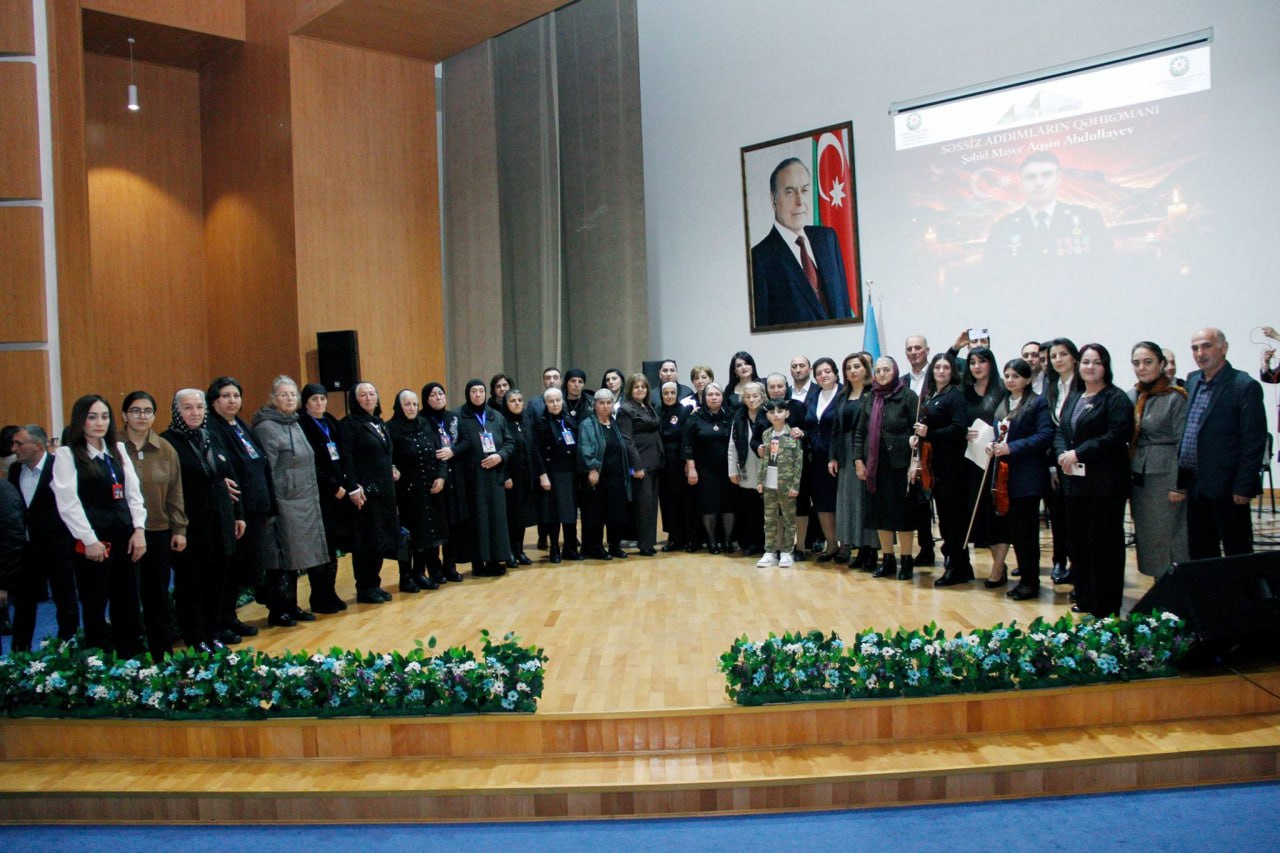 Aprel döyüşlərində şəhid olan mayorun anım günü keçirildi - FOTO