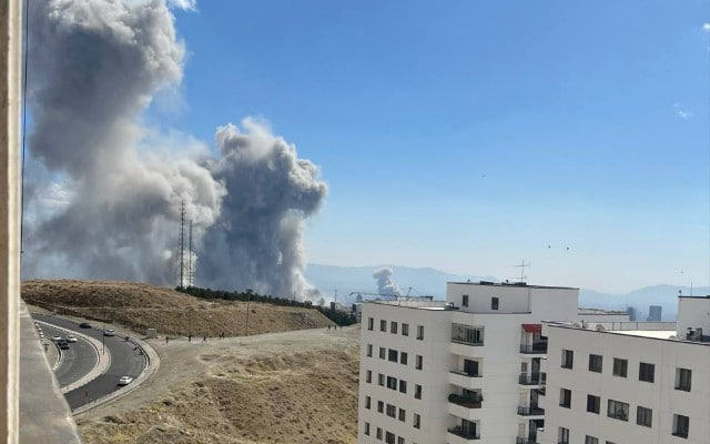 İsrail Tehrana zərbələr endirdi - VİDEO