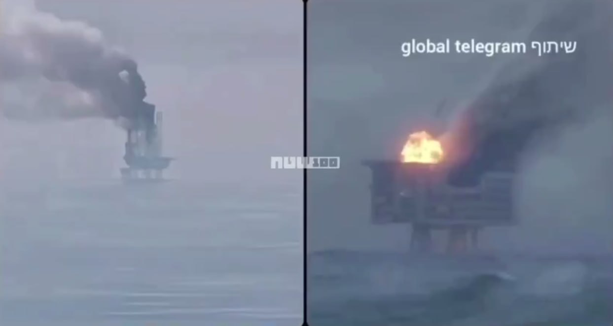 İrandan növbəti HÜCUM – BƏƏ-nin neft platforması alovlar içində - VİDEO İrandan növbəti HÜCUM – BƏƏ-nin neft platforması alovlar içində - VİDEO