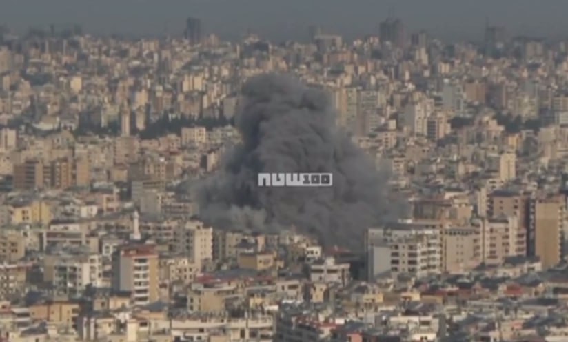 İsrail Beyrutu bombalayır &ndash; VİDEO