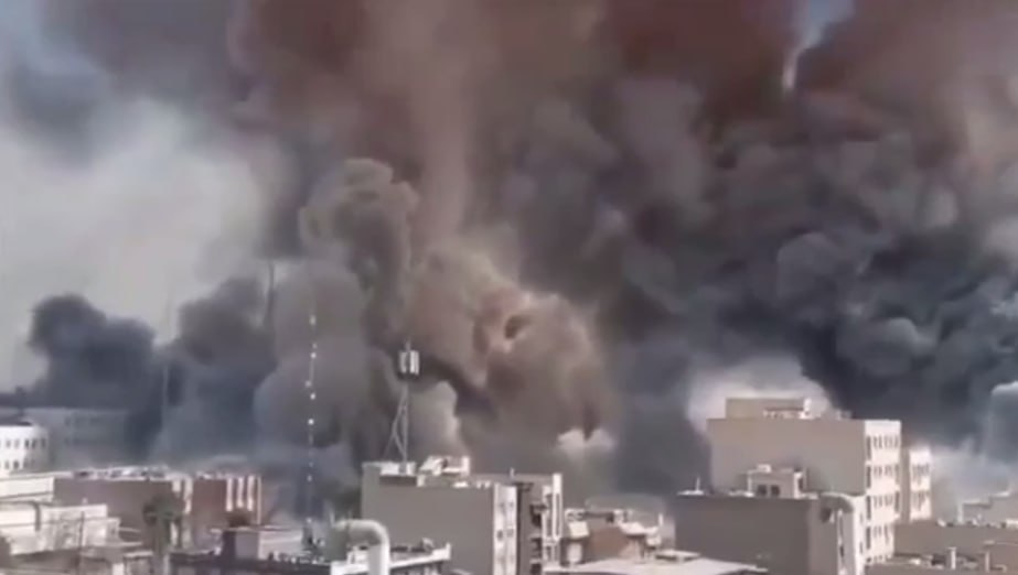 Tehran dəhşətli bombardman altında – ANBAAN VİDEO Tehran dəhşətli bombardman altında – ANBAAN VİDEO