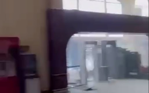 İranın xain hücumuna məruz qalan Naxçıvan Hava Limanının içərisindən VİDEO