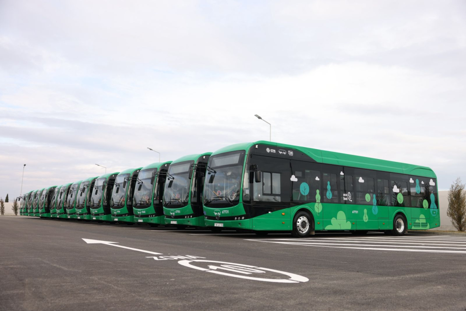Buzovnada yeni avtobus parkı istifadəyə verildi - FOTO