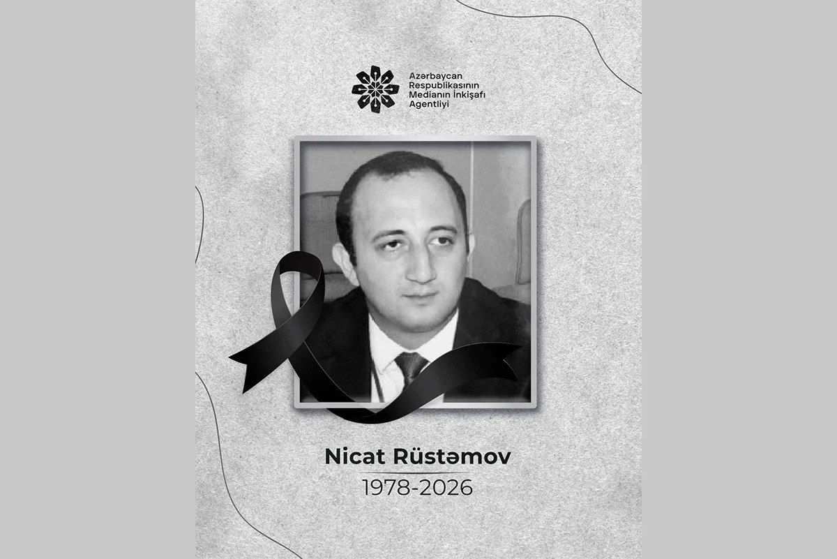 MEDİA jurnalist Nicat Rüstəmovun vəfatı ilə bağlı başsağlığı verdi