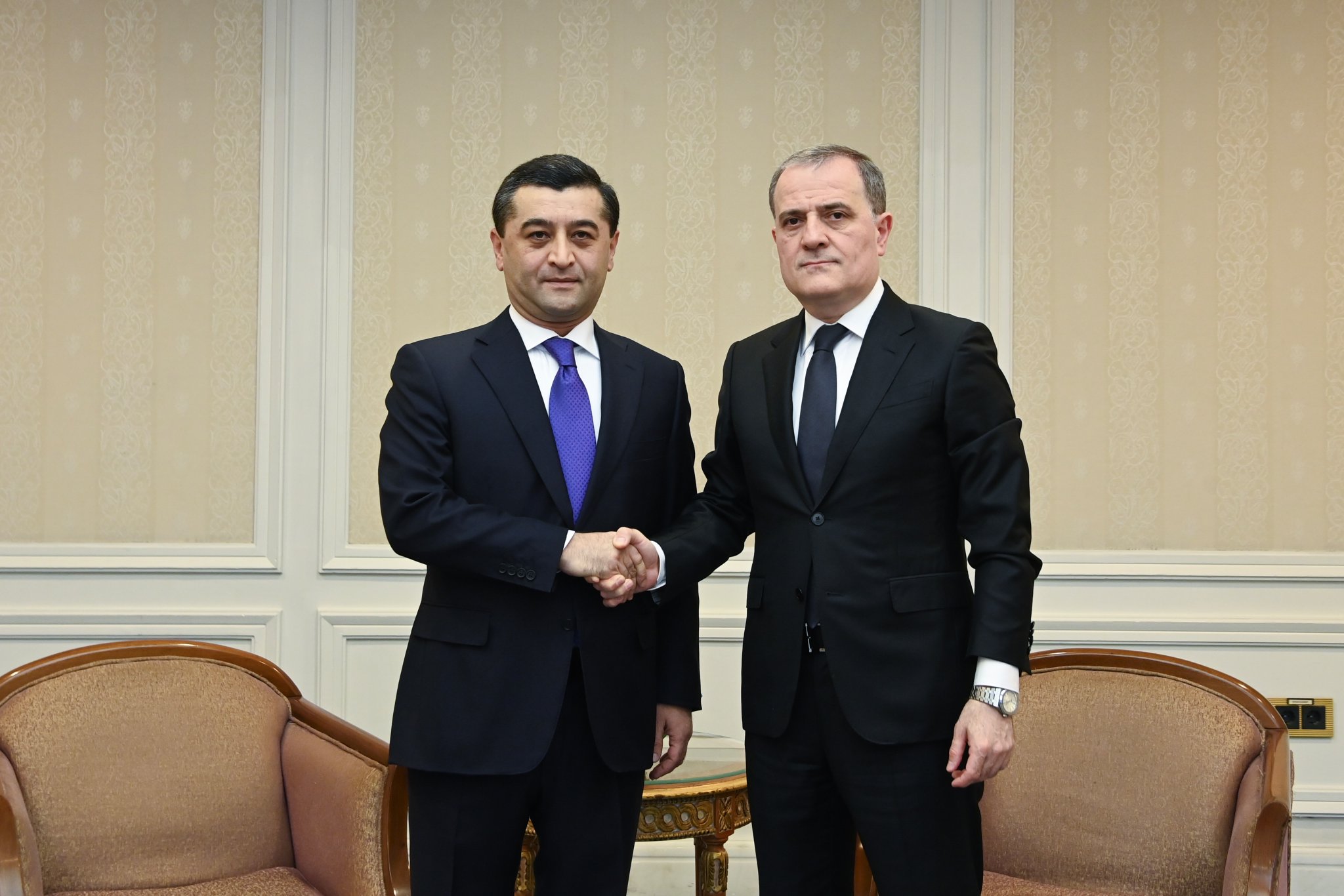 Ceyhun Bayramov özbəkistanlı həmkarı ilə görüşdü - FOTO