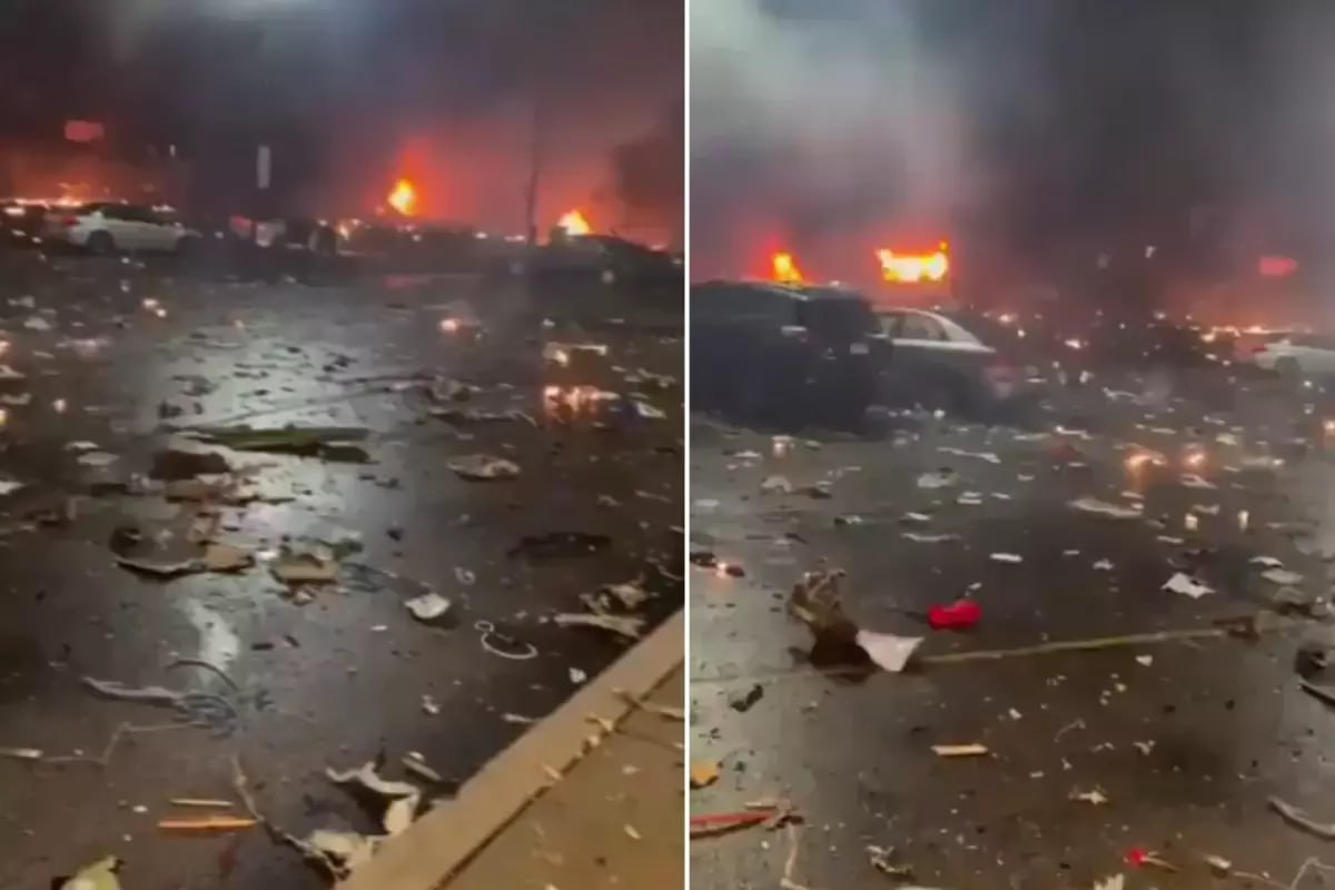 Gecə yarısı Tel-Əviv kabus yaşadı - VİDEO