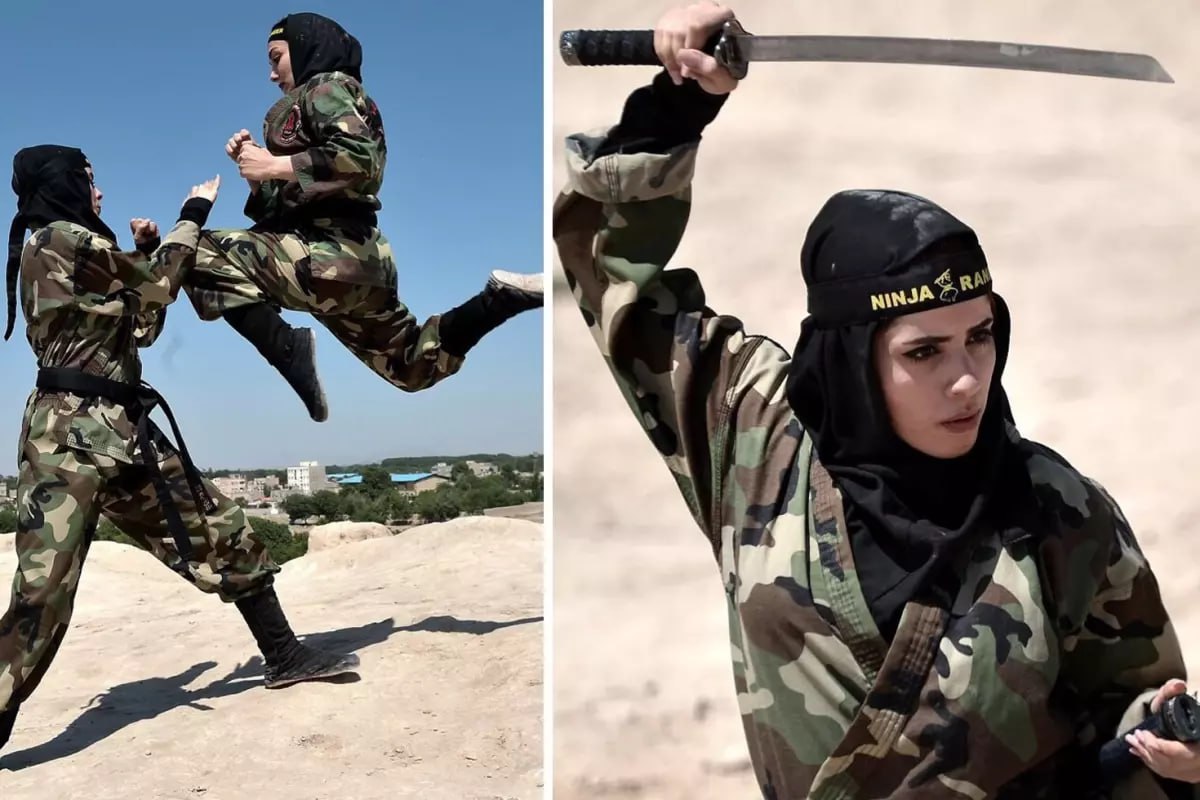 İranda &ldquo;Qadın ninjalar&rdquo; - İsrail əsgərlərini gözləyirlər - FOTO