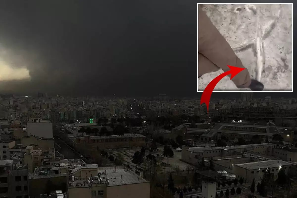 Hücumlardan sonra Tehranda qeyri-adi mənzərə: Neft sanki yağış kimi yağdı - FOTO/VİDEO