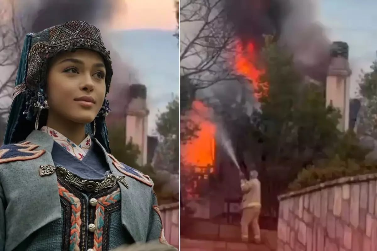 Məşhur aktrisanın villasında DƏHŞƏTLİ YANĞIN: Təcili xəstəxanaya aparıldı - FOTO/VİDEO