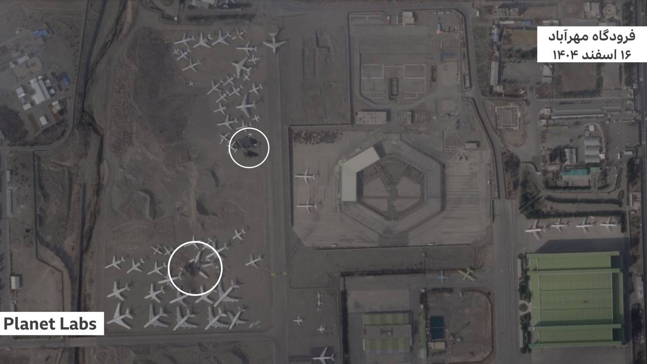 Tehran aeroportunda İranın neçə təyyarəsi MƏHV EDİLİB? - FOTO/VİDEO