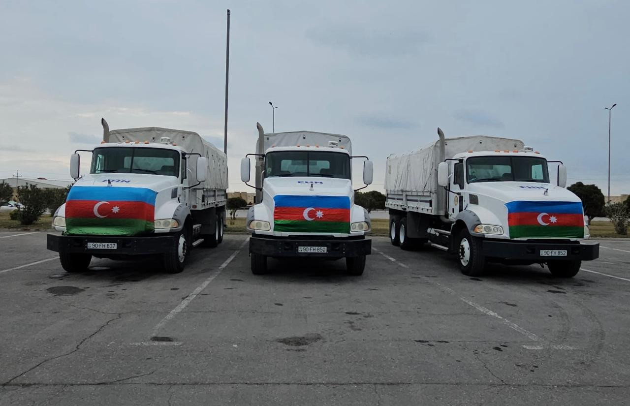 İlham Əliyevin tapşırığı ilə İrana humanitar yardım GÖNDƏRİLDİ - FOTO/VİDEO