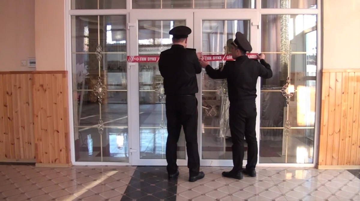 Bu şadlıq sarayı bağlandı - VİDEO