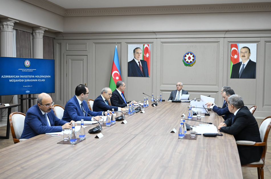 Azərbaycan İnvestisiya Holdinqinin Müşahidə Şurasının iclası keçirildi - FOTO