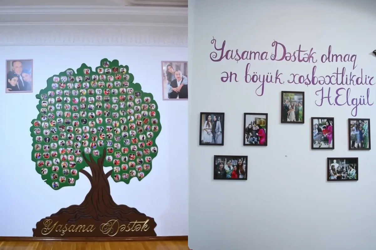 Leyla, Arzu və Alyona Əliyevalar Yaşama Dəstək Mərkəzində &ndash; FOTO/VİDEO