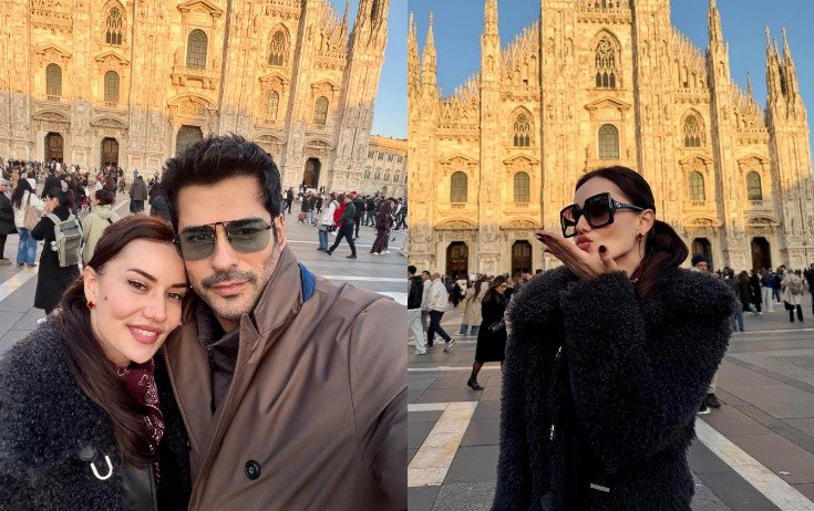 Burakla Fahriyənin İtaliya istirahəti &ndash; FOTO