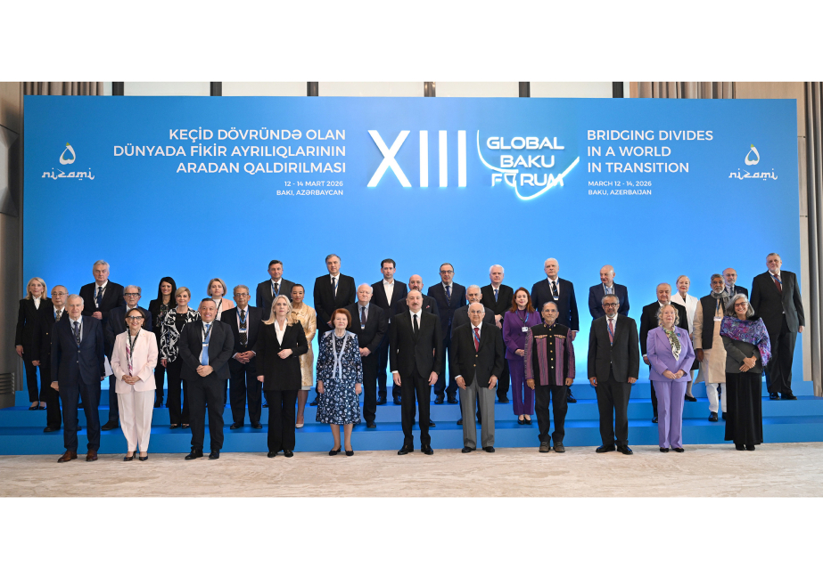 İlham Əliyev XIII Qlobal Bakı Forumunun AÇILIŞ MƏRASİMİNDƏ - FOTO