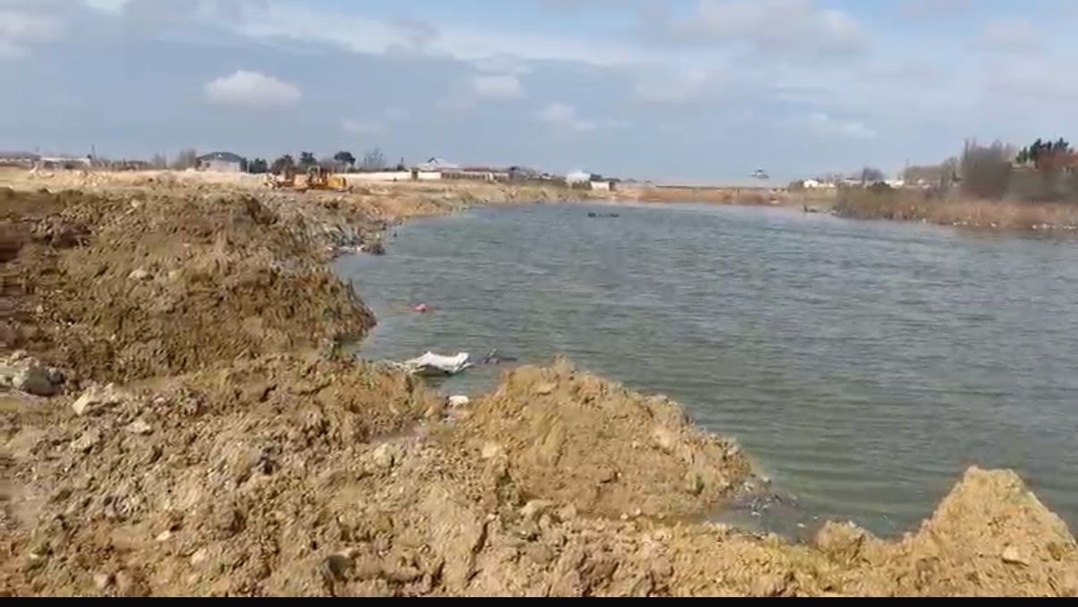 &ldquo;Sovxoz Ramana&rdquo;da gölü qurudanlar HƏBS OLUNDU - VİDEO