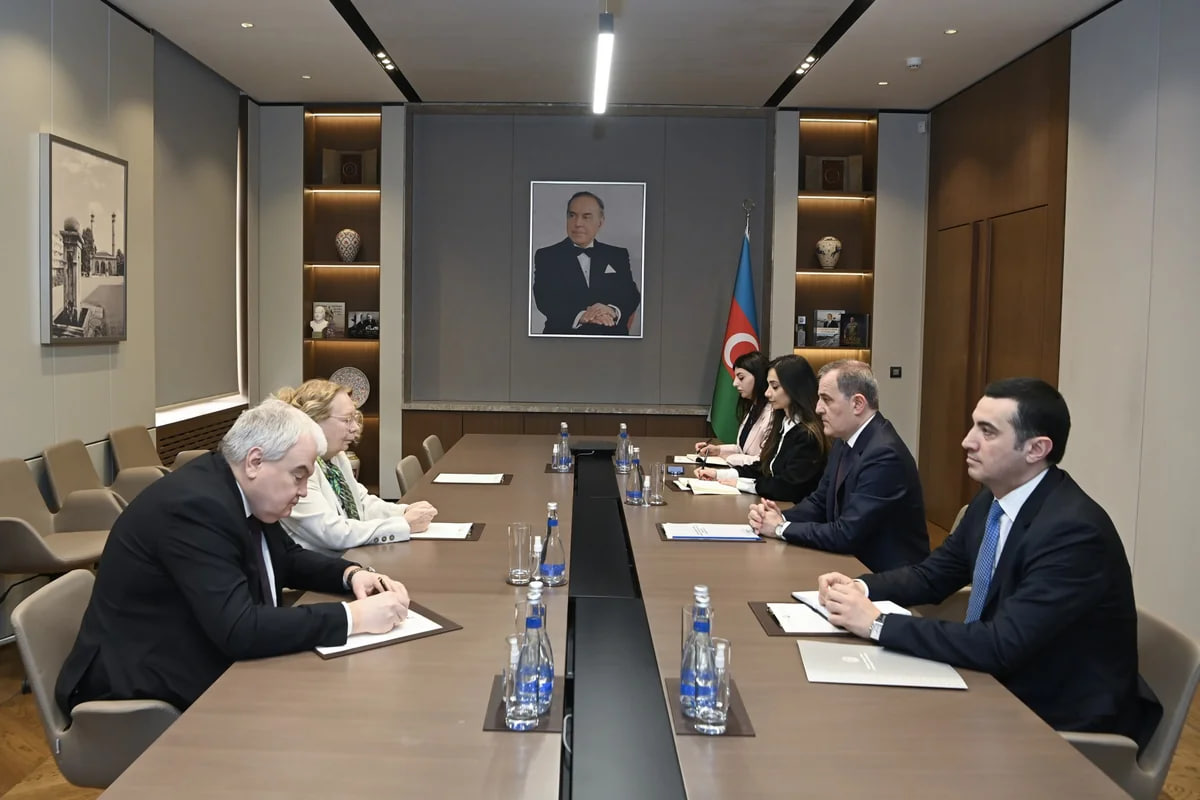 Ceyhun Bayramov BMT-nin Cenevrədəki Ofisinin baş direktoru ilə görüşdü &ndash; FOTO