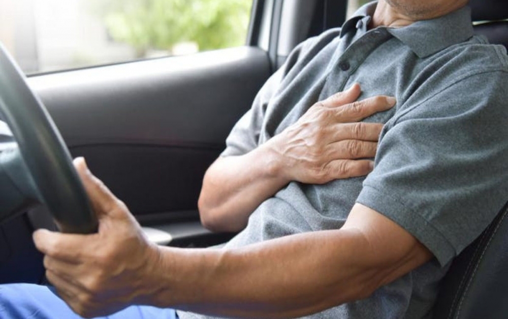 55 yaşlı sürücü sükan arxasında öldü