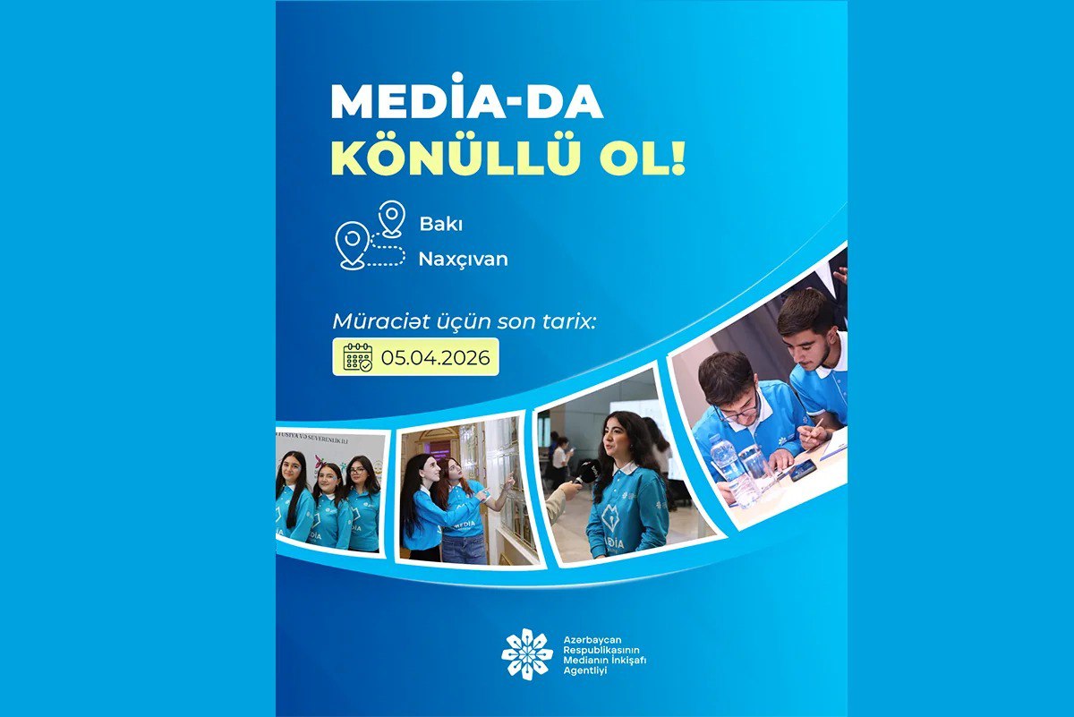 "Media könüllüləri" proqramına yenidən qeydiyyat başladı
