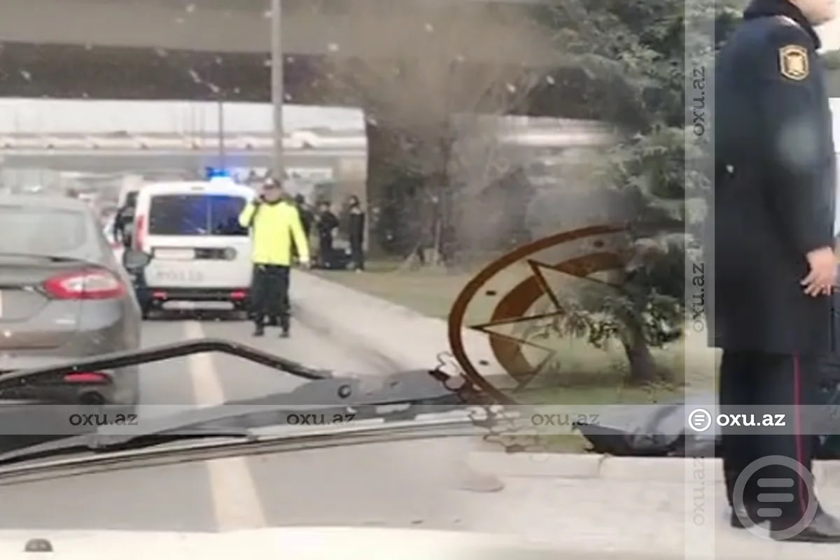 Səhər saatlarında Bakıda ölümlə nəticələnən qəza olub - VİDEO