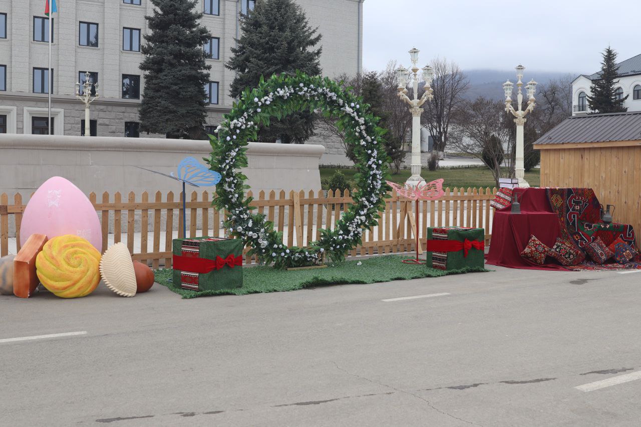 Xankəndidə bayram yarmarkası fəaliyyətə başladı - FOTO